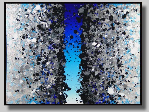 Paintings by Benini: Courting Kaos Series: Untitled